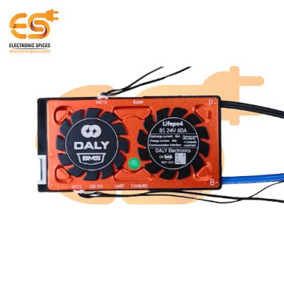 Smart BMS LiFePO4 8S 24V 60A Common Port with Balance